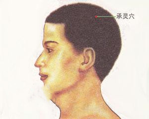 人体穴位：承灵穴
