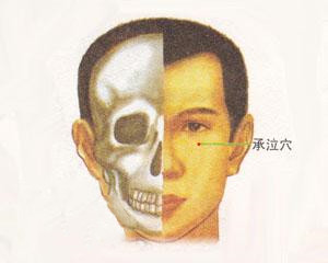 人体穴位：承泣穴